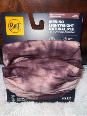 BUFF MERINO LIGHTWEIGHT NATURAL DYE WOOL  HEADWEAR